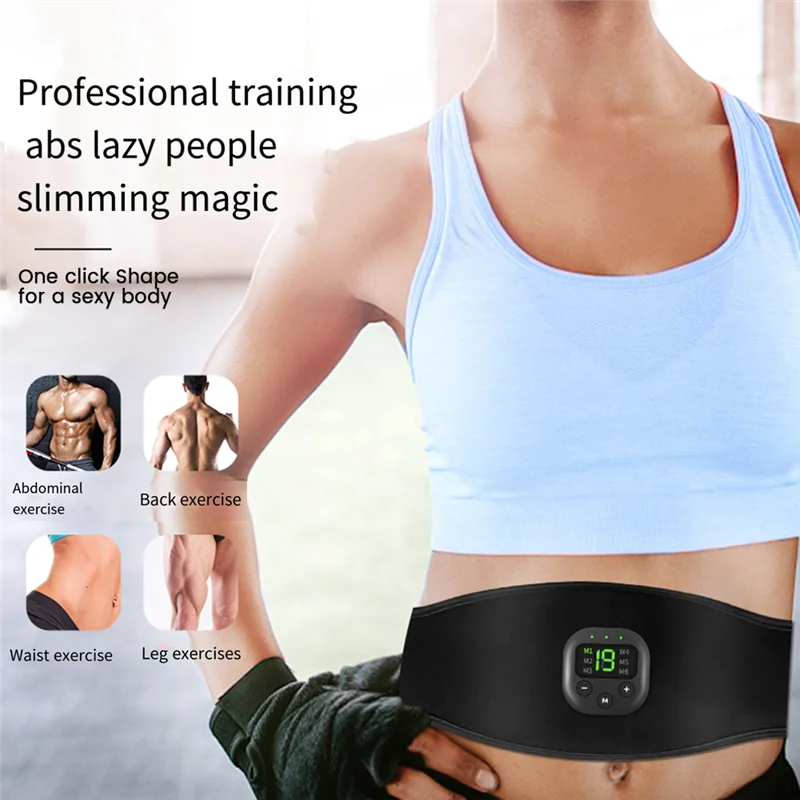 A29Z-EMS الكهربائية ABS حزام البطن الذكية الجسم مدلك كسول تدريب العضلات القماش للمنزل الصالة الرياضية