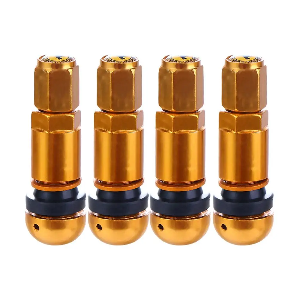 Aluminum Alloy 4Pcs/Set Car Accessories Auto Parts Motorcycle Automobiles Stem Caps Air Valve Car Tyre Valve Wheel Tyre
