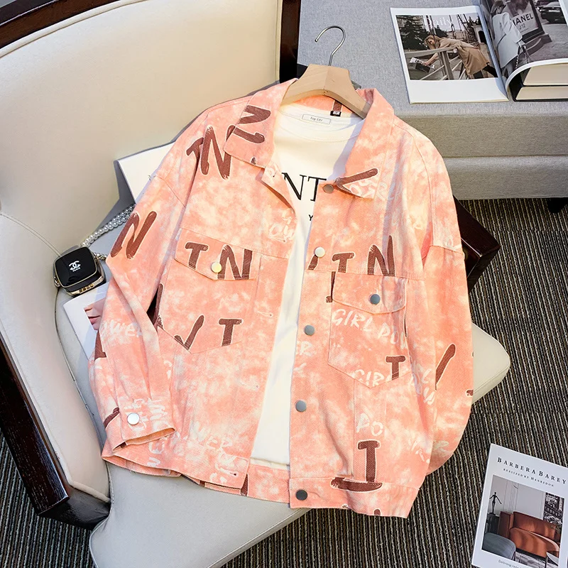 Western Style Internet Famous Denim Shirt New Spring and Autumn Loose Ins Trendy Versatile Design Jacket