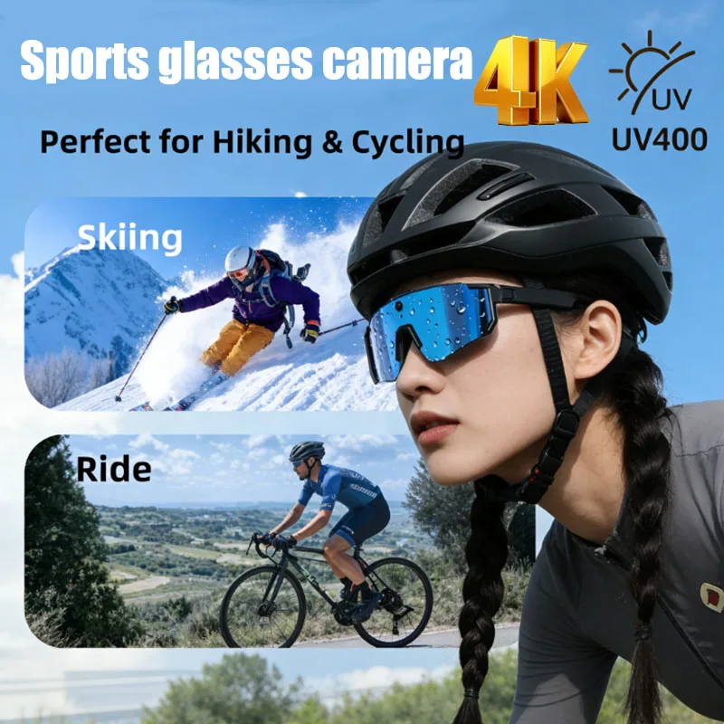 

Новые интеллектуальные очки Ai для езды на велосипеде на открытом воздухе с камерой 800 Вт и мини-очки высокой четкости с защитой от сотрясений