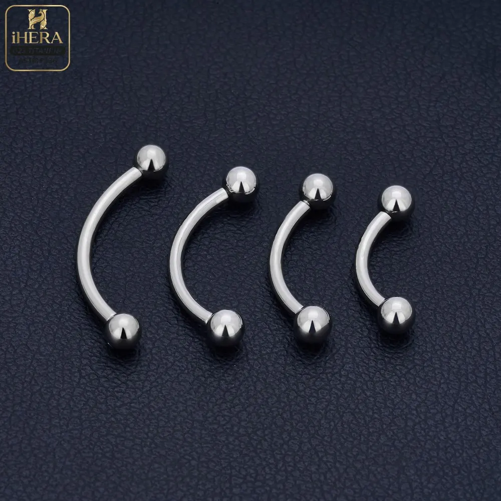 1/5PC G23 Titanium Nose Rings Piercings Lip Eyebrow Ear Septum Helix Cartilage Septum Body Jewelry Piercing Labret Nariz C Rod