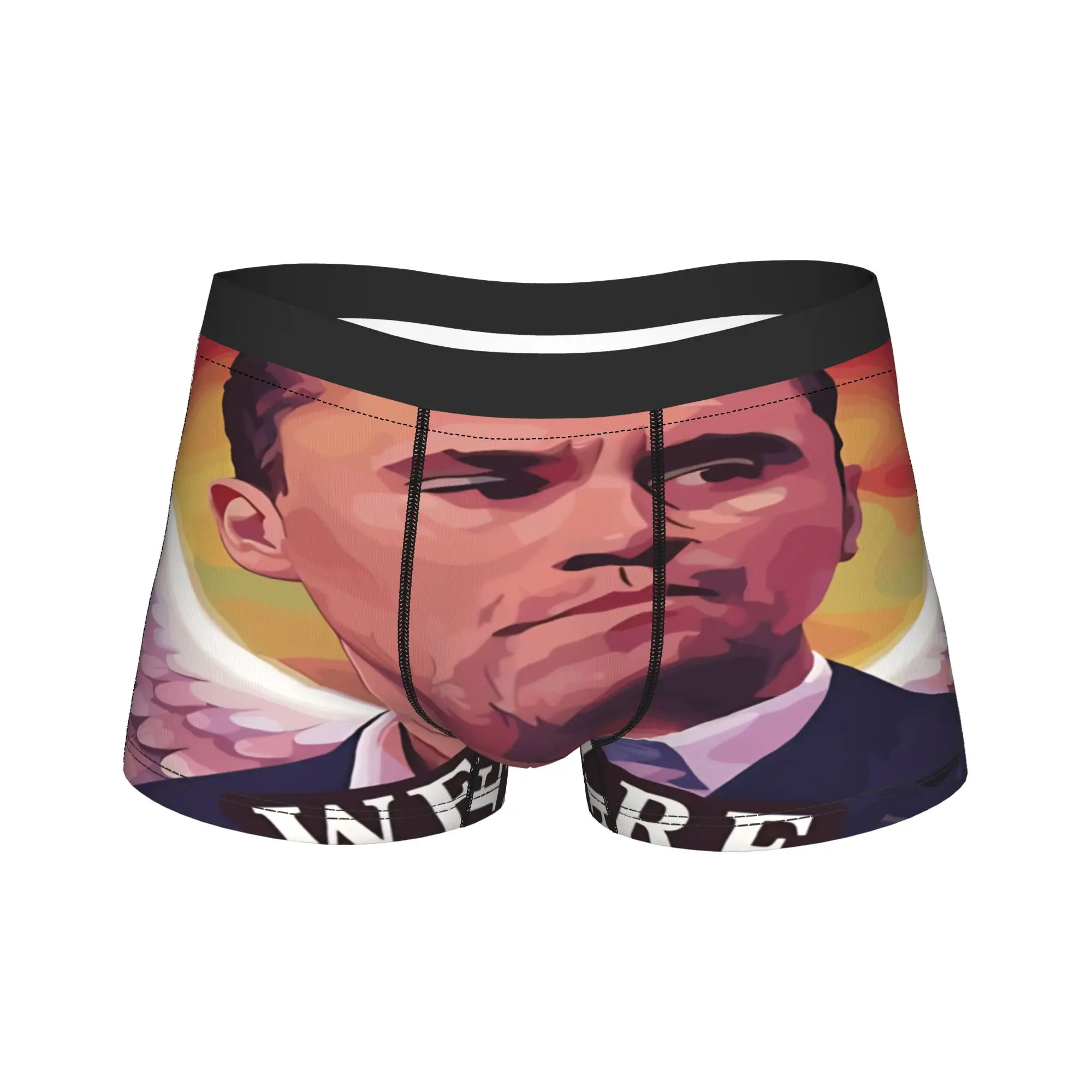 

Мужские трусы-боксеры Charlie Kirk с принтом, качественные, мягкие, сексуальные, больших размеров