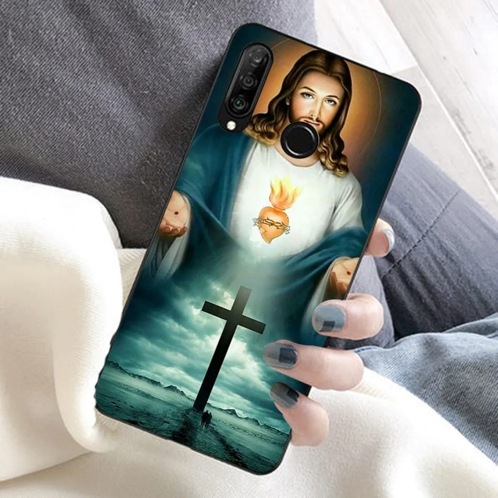 Jesus Christ God bless you Phone Case For Huawei Honor 10 lite 9 20 7A pro 9X pro 30 pro 50 pro 60 pro 70 pro plus