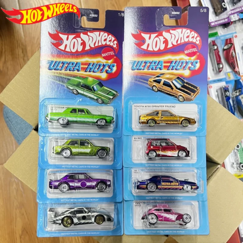 

Оригинальные коллекционные модели автомобилей Hot Wheels Ultra Hots Series 1/64 из литого сплава: Pontiac GTO 67 и Volkswagen. Подарки для мальчиков.