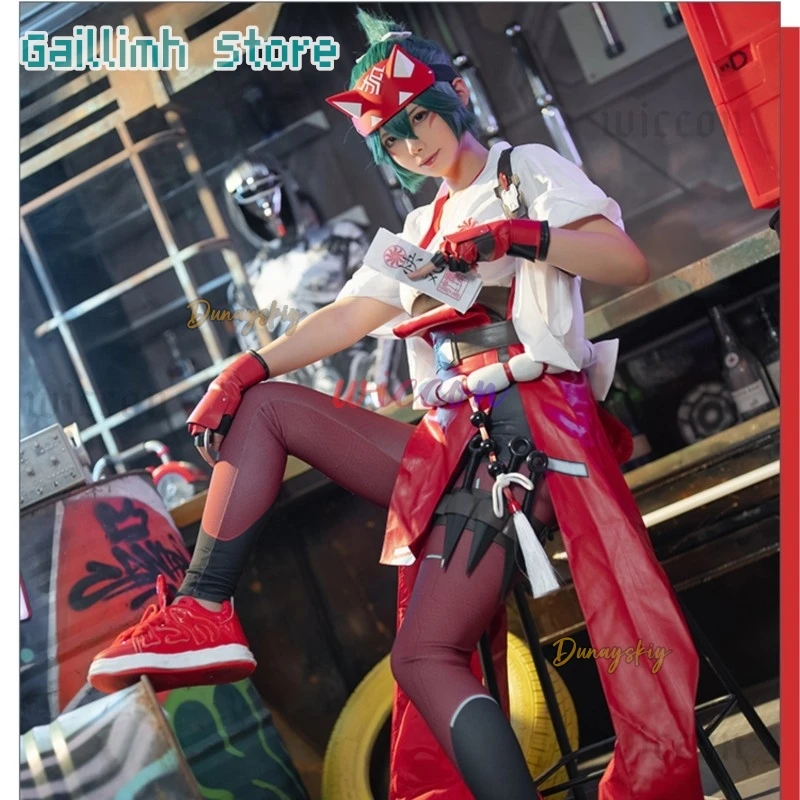 

Kiriko Cosplay Costume OW Fantasy Kimono Dress Gloves Outfits Adult Uniform Top Pants Belt Outfits Halloween Carnival Party Suit