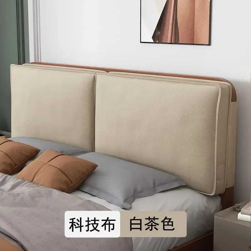 Bedhead Backrest Soft Package Self-adhesive Headboard Cushion Soft Package Large Backrest Tatami Pillowcase Cover No Wash