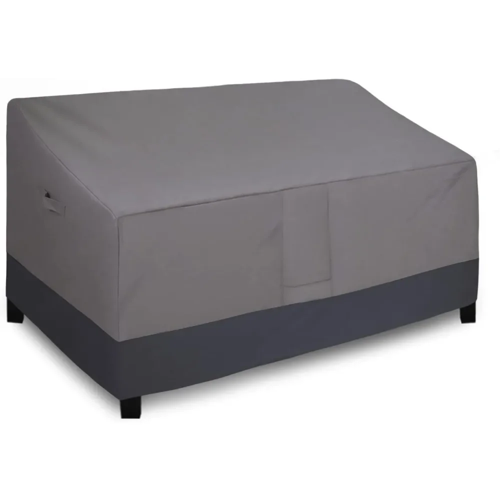 

Heavy Duty Outdoor Sofa Cover Waterproof Windproof Patio Loveseat Bench Protection 85x37x35 Inch Gray