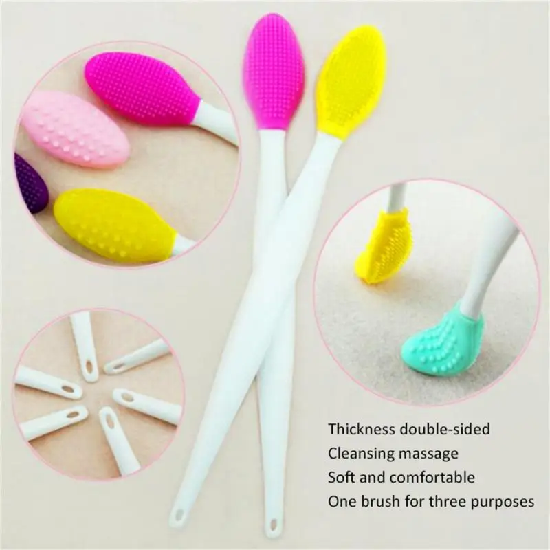 Multipurpose Convenient Comfortable Durable Simple Safety Health & Beauty Cleansing Healthy Silica Gel Cleaning Tools