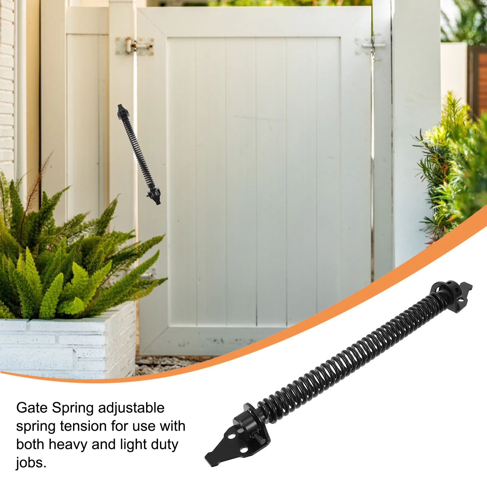 

Villa Courtyard Hinge Fence Gate Door Kitchen Cabinet Spring Hinges Steel Self Closing