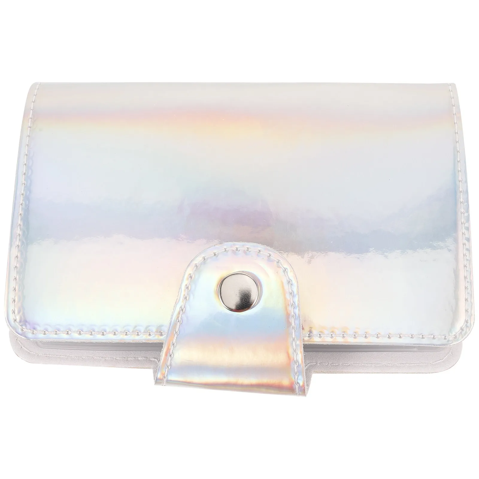 Nail Art Plate Bag Stamping Plates Storage Case Portable Slim Organizer for Nail Templates Snap Fastener Protective Pouch