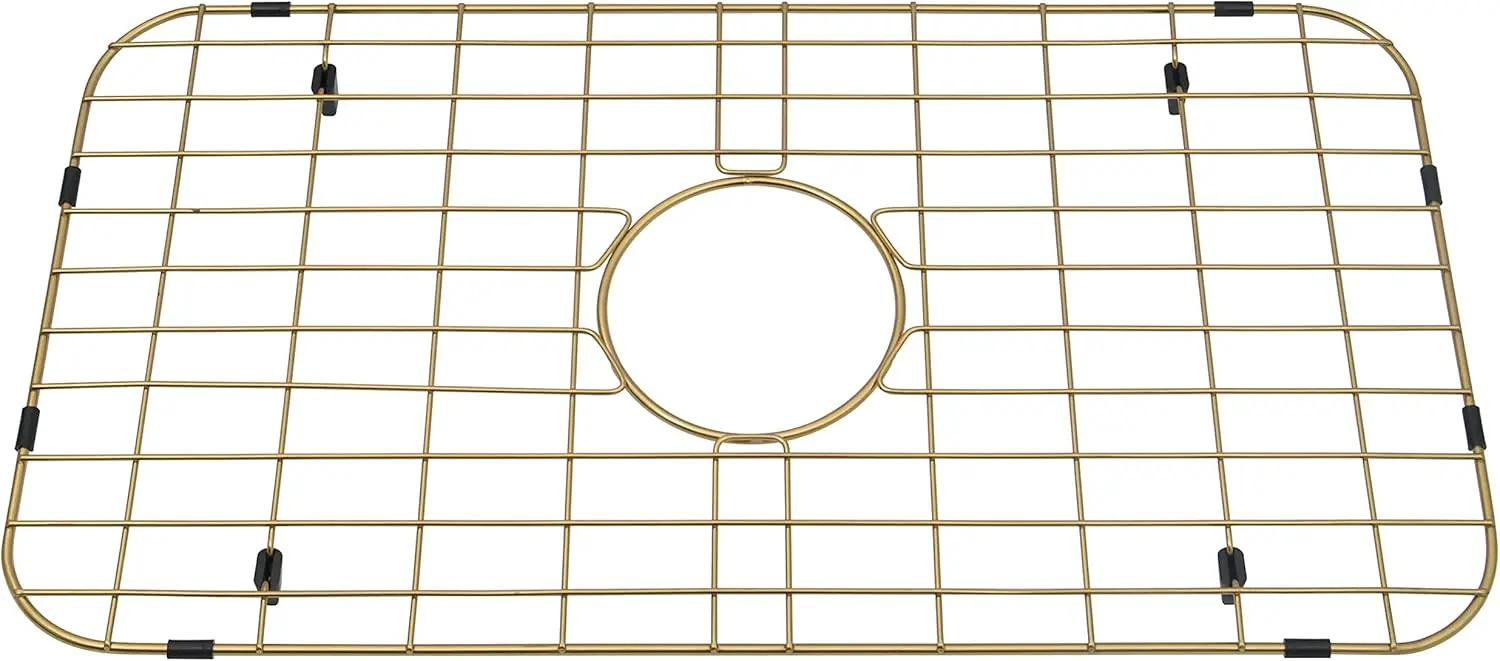 

Gold Sink Grid 24 15/16"x13 1/8",Sink Protectors for Kitchen Sinks,Sink Grate,Sink Bottom Grid