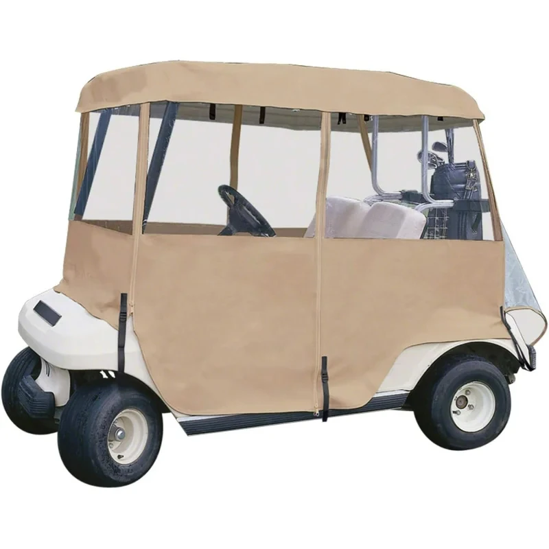 AQClassic Accessories Fairway Deluxe 4-Sided 4-Person Golf Cart Enclosure