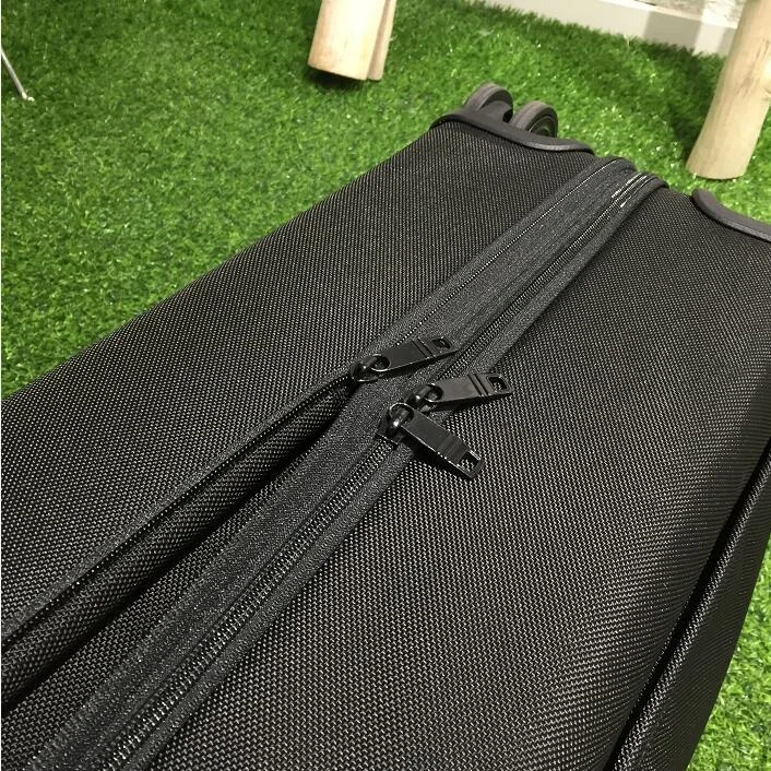 China Factory Ballistic Nylon Omega Shape Bar Handle Trolley Travelling Luggage Bags with 360 Degree Spinner 4 Wheels