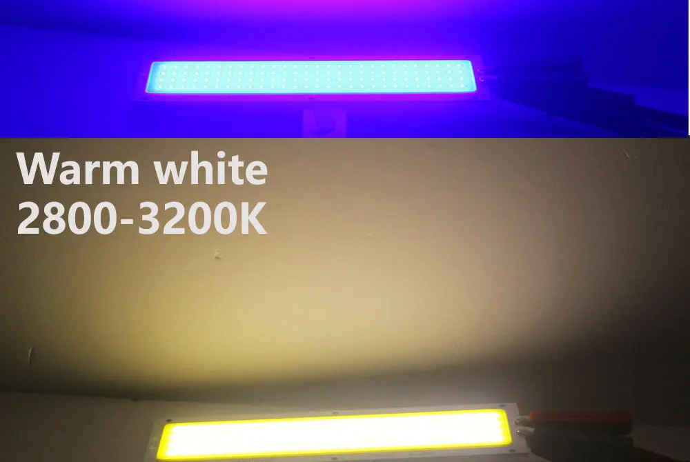 10 Teile/los Ultra Helle DC 12V 14V 10W LED COB Streifen Lampe Lichter Birne für DIY 1000LM warm Pure White 126x36MM – Detail 11