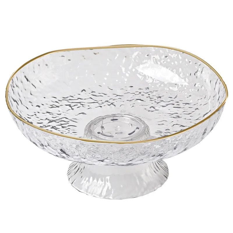 

high value, simple and transparent household, living room tea and snacks, dried fruit plate front desk fruit plate