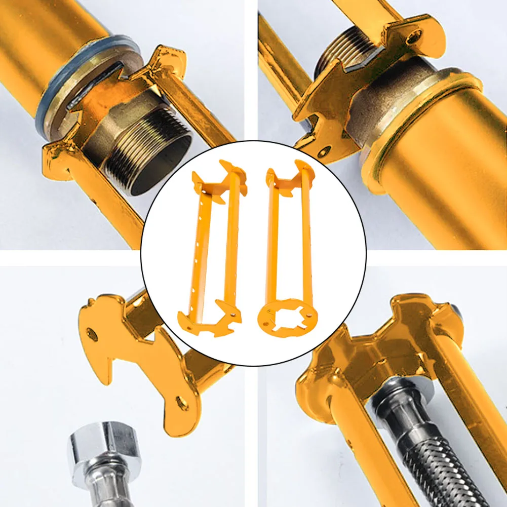 Multifunctional Wrench As Shown In The Picture Basin Wrench Bright Color Compact Size Easy To Use Long Lifespan