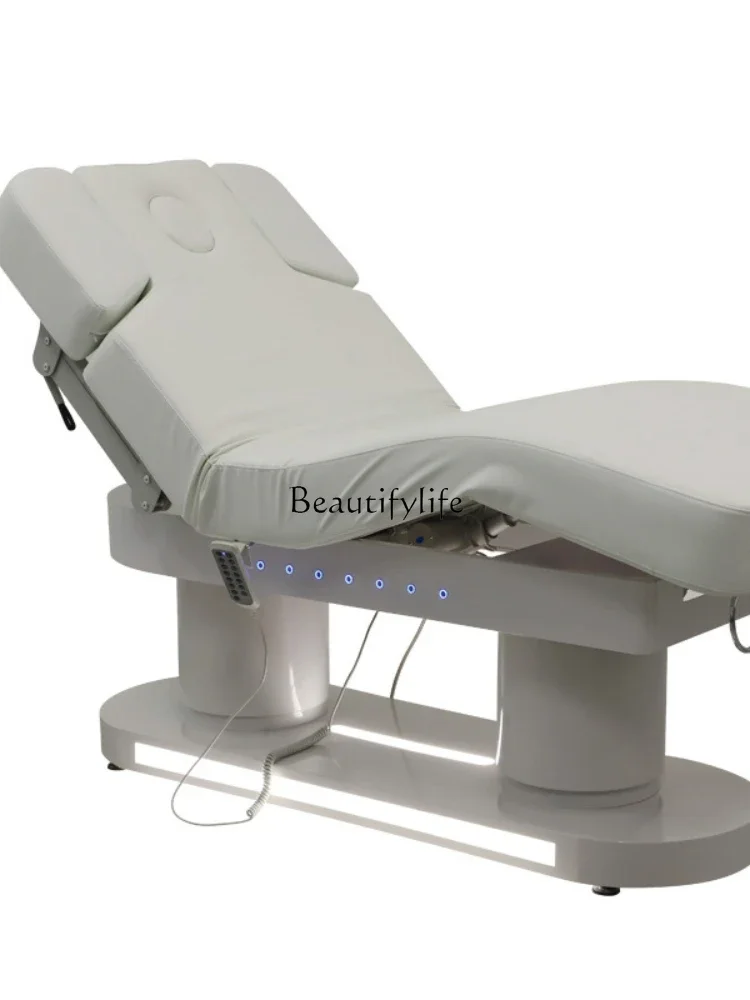 Electric beauty bed, eyelash picking ear massage, lifting massage treatment bed