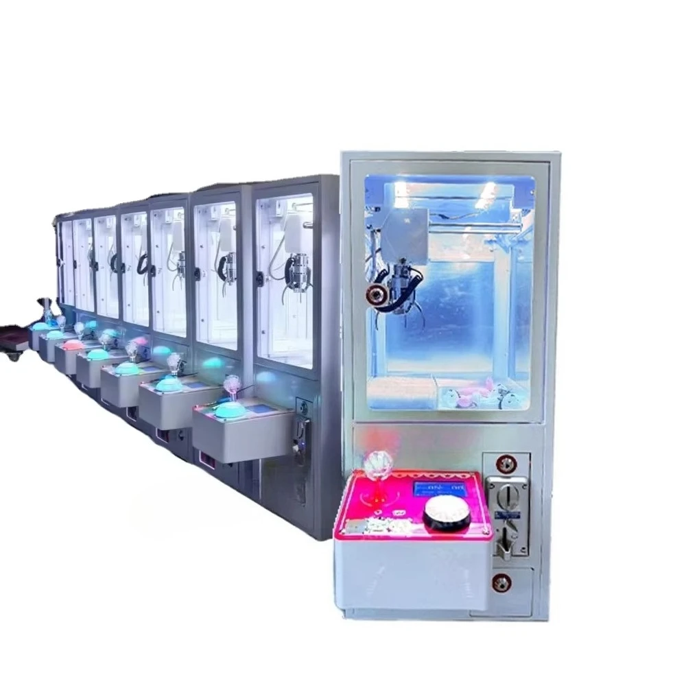 

Хит продаж: Детский игровой автомат-кран для игрушек из нержавеющей стали с английским интерфейсом