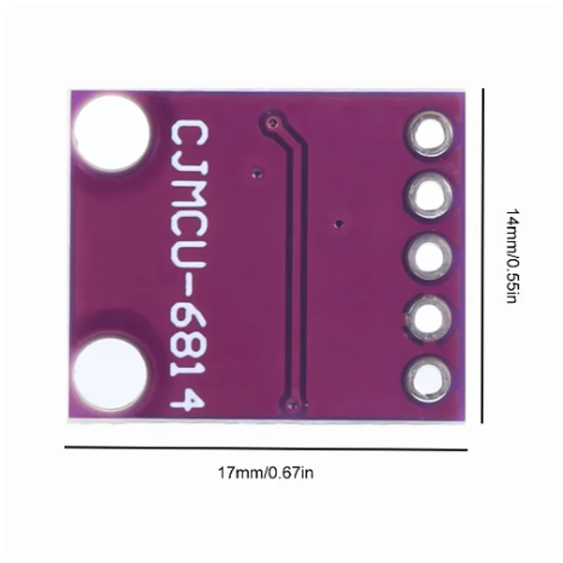 MCU-MICS-6814 Air Quality CO VOC NH3 Nitrogen Oxide Gas Sensor DC4.9V-5.1V CO VOC NH3 Oxygen Compound Gas Sensor