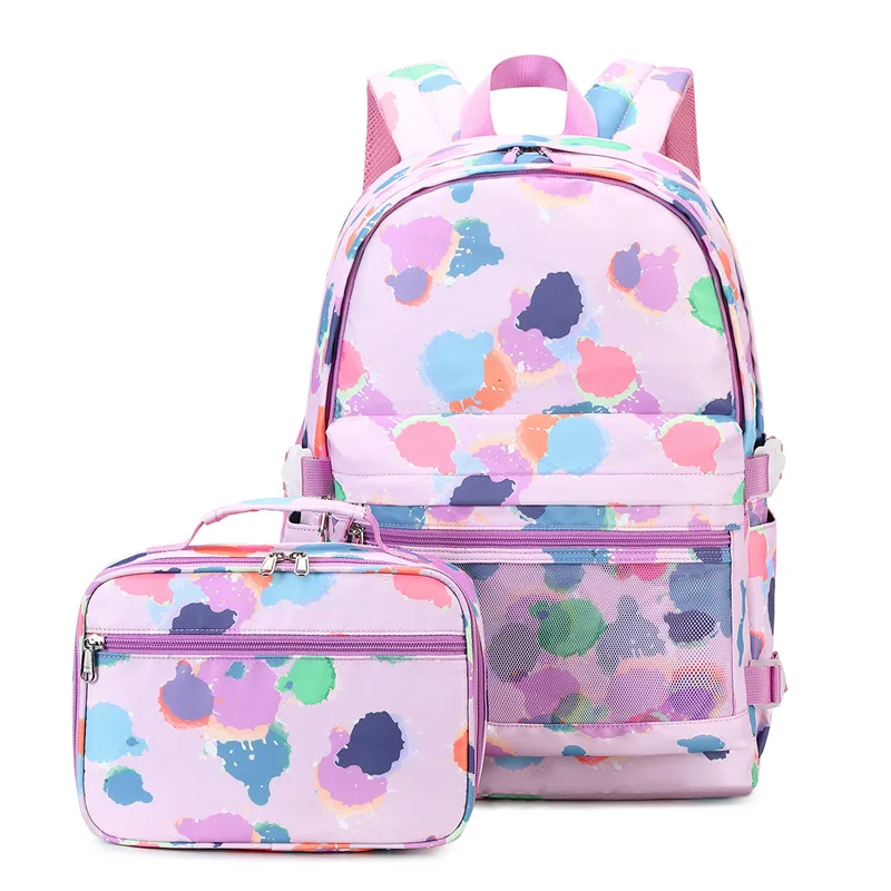 Frauen lässig Reise Umhängetaschen Mädchen Kinder Schule Rucksäcke Handtaschen Grundschüler Kinder Schult aschen Mittagessen Taschen Set