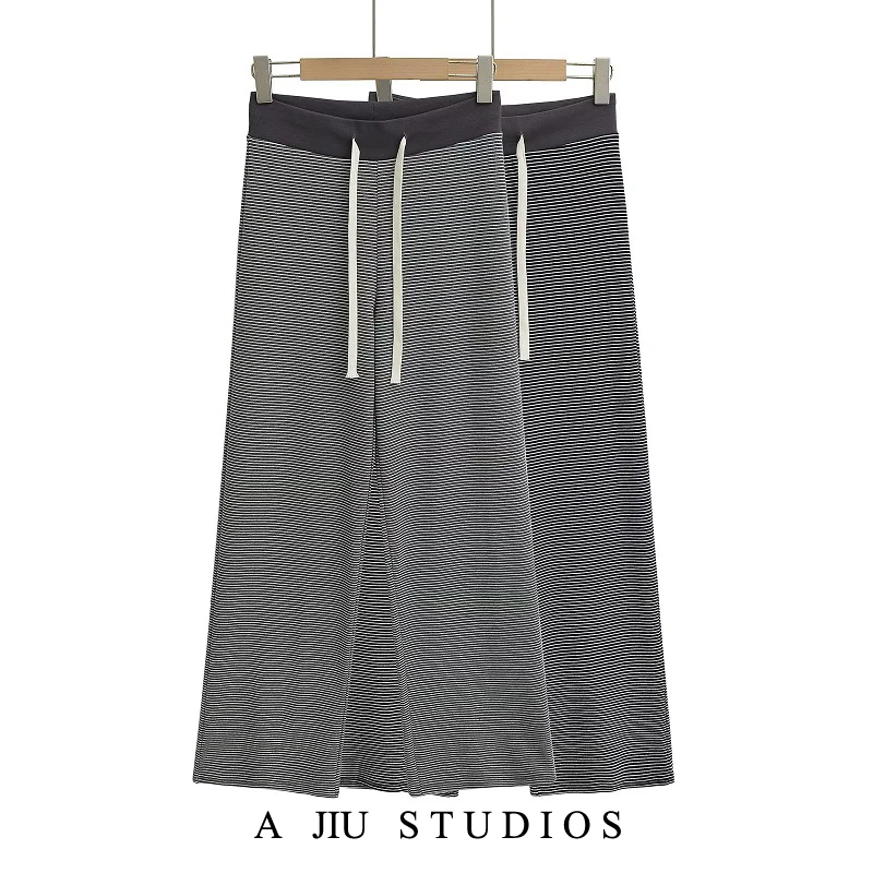 

Американские ретро-брюки с высокой талией и широкими штанинами, женские повседневные спортивные брюки для йоги, длинные брюки в уличном стиле, утягивающие фигуру