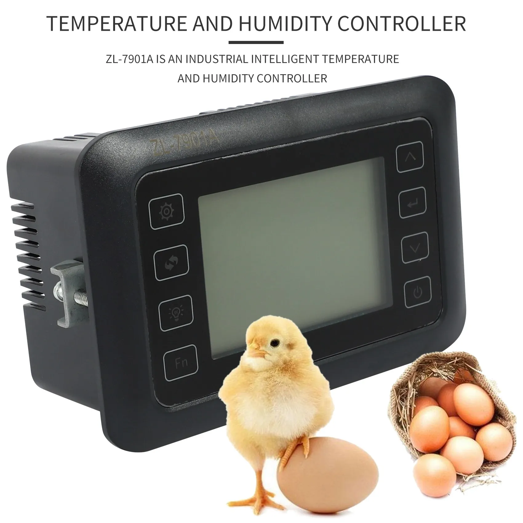 ホット-7901A、100-240Vac、Pid、多機能自動インキュベーター、インキュベーターコントローラー、インキュベーター用温度湿度