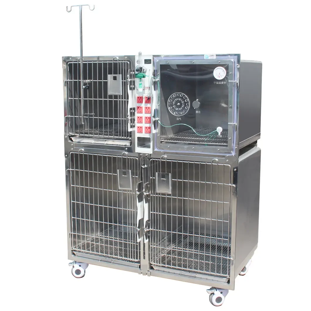 WTC-05 Veterinary Stainless Steel hospitalized  chamber cage