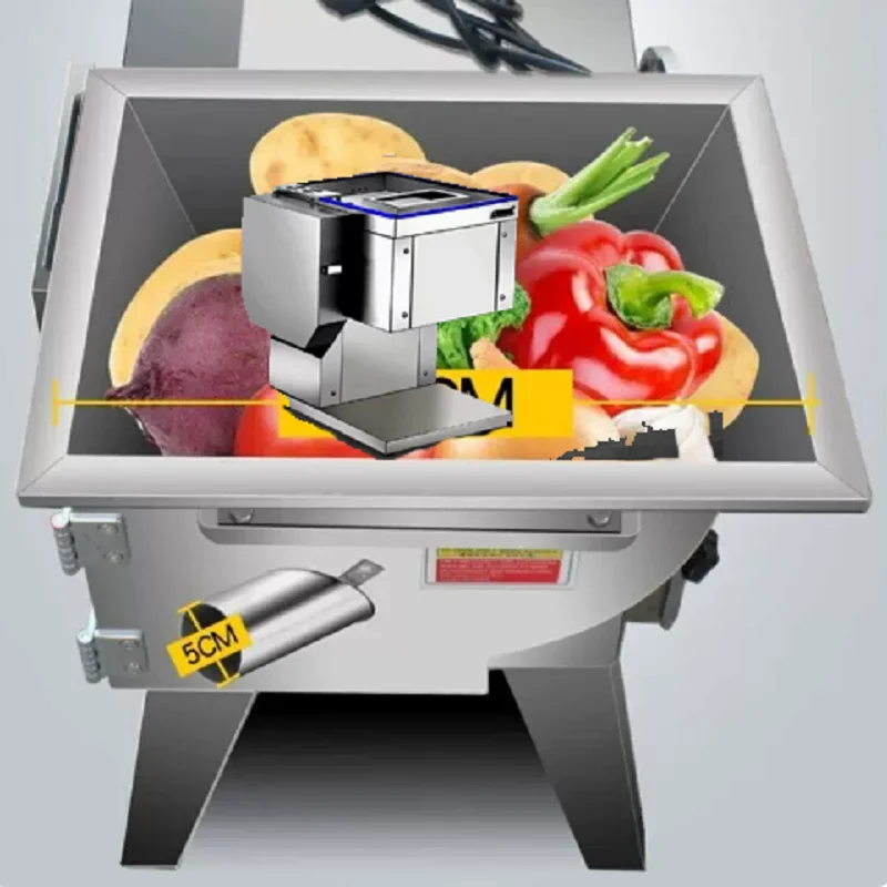 Automatic Electric Meat Vegetable Cutting Slicing Machine Commercial Meat Block Slicer Cutter