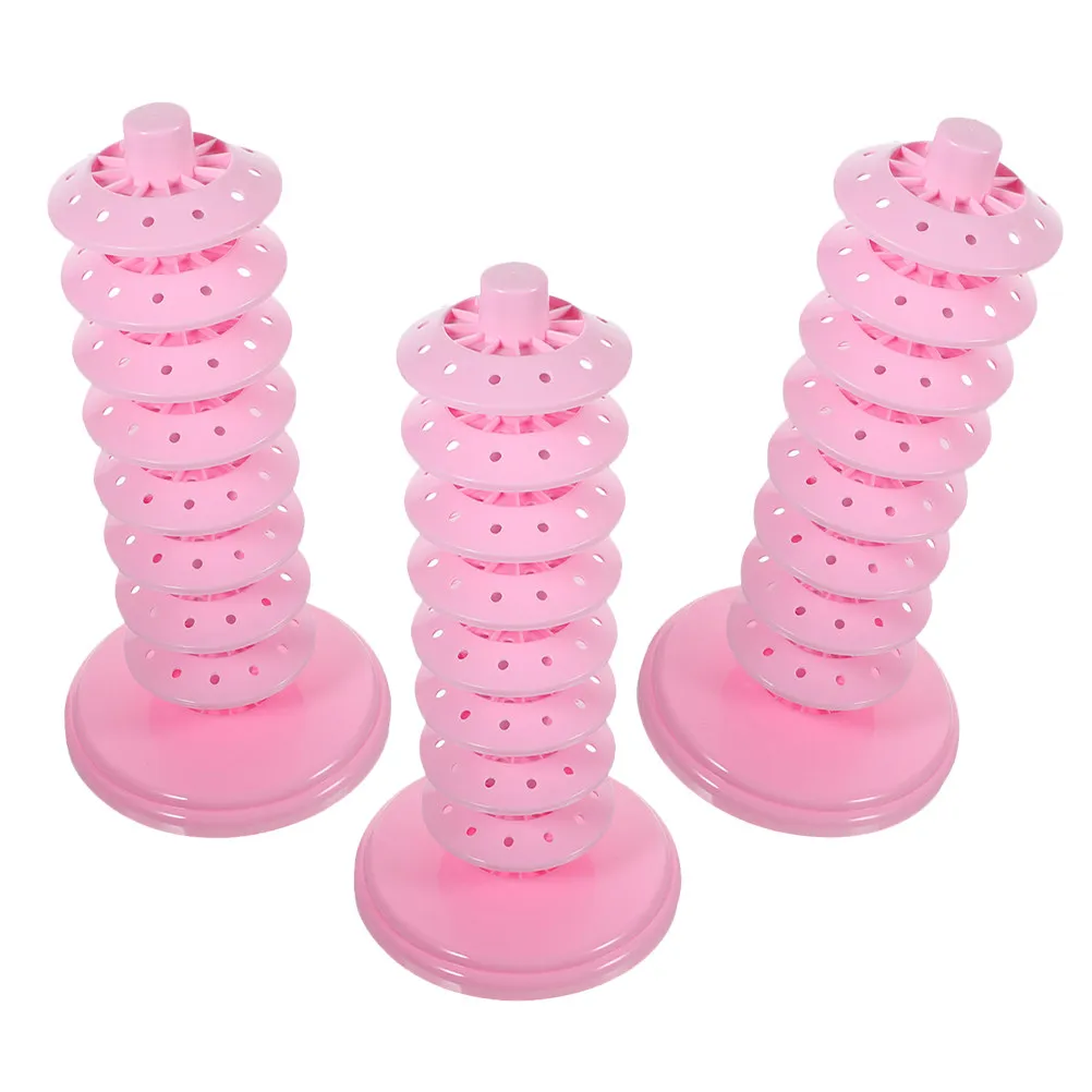 3Pcs Multi-Function Lollipop Holder Strong Wear-Resistant Plastic Display Stand for Birthday Shop Tabletop Candy Dessert