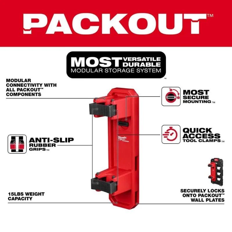 Milwaukee 48-22-8348 PACKOUT™ Long Handle Tool Holder Power Tool Accessories