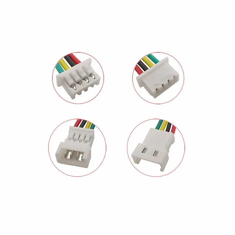 5/10Pairs Mini Micro  JST 1.25 Male Female Wire Connector Pitch 1.25mm 4 Pin JST Plug Jack Terminal Cable Connector Length 15CM