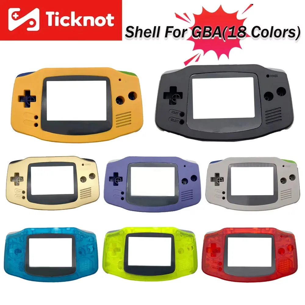 

Многоцветный сменный чехол для корпуса GBA, чехол для Gameboy Advance Shell