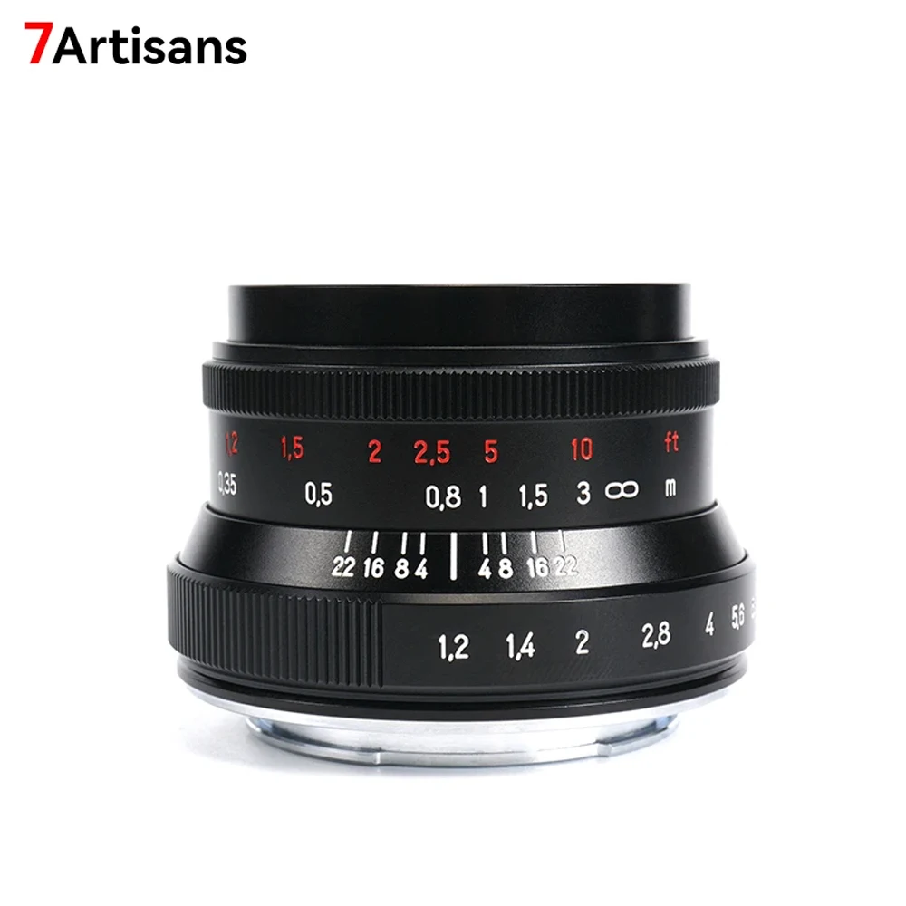 

7artisans 7 artisans 35mm F1.2 II APS-C Large aperture Prime Lens for Micro 4/3 Sony E Fujifx Canon EF-M Nikon Z Z50 Mount Lens