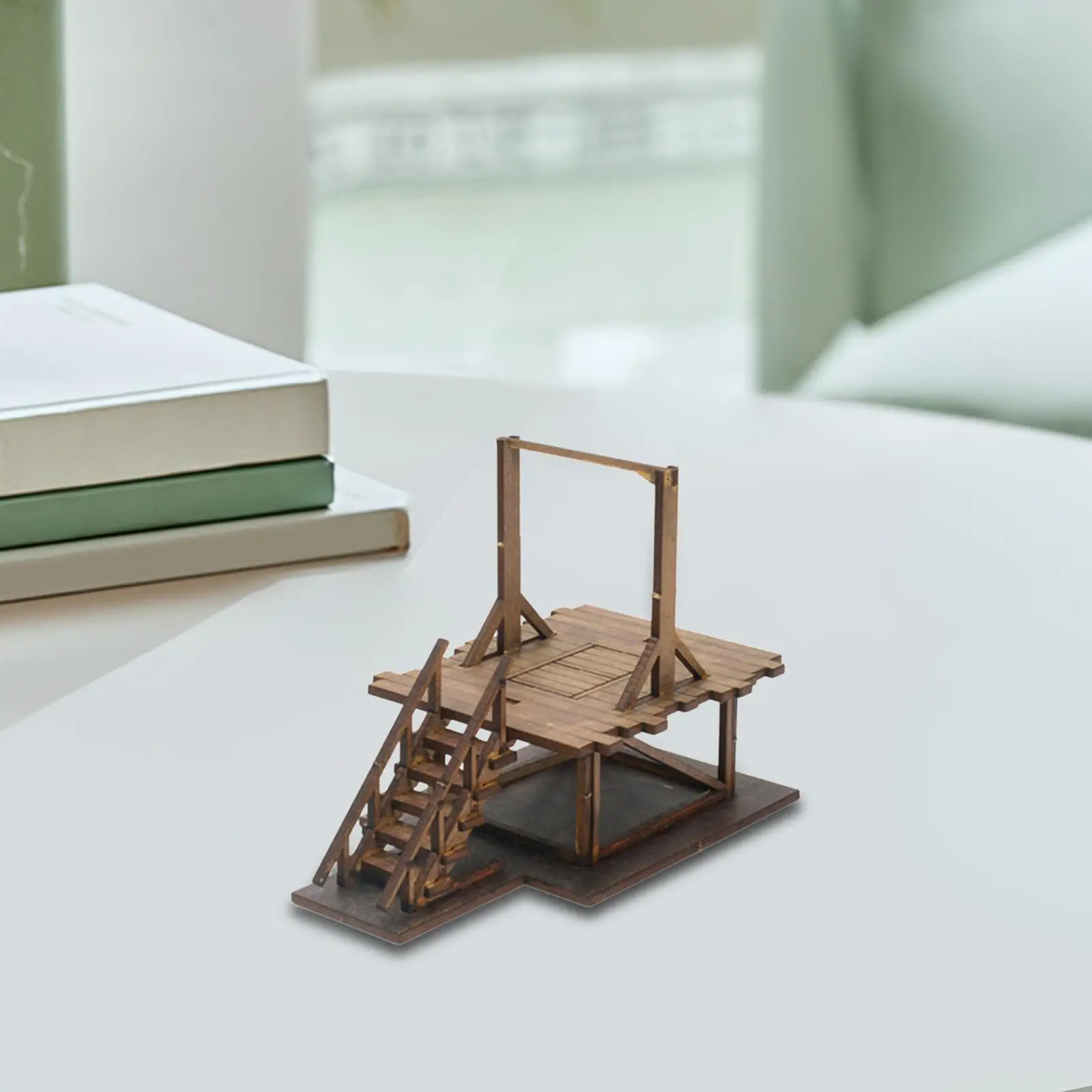 1/72 جالوز بناء أطقم منمذجة الخشب لم تنته لتقوم بها بنفسك سهلة التجميع مشهد تخطيط طاولة الرمل العمارة نموذج ثلاثية الأبعاد الألغاز الخشبية