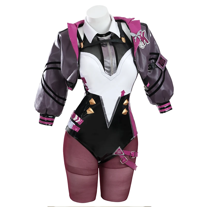 ROLECOS Game Honkai: Star Rail Kafka Racing Suit Cosplay Costume Kafka Cosplay Costume Halloween Women Uniform Fullset Outfit