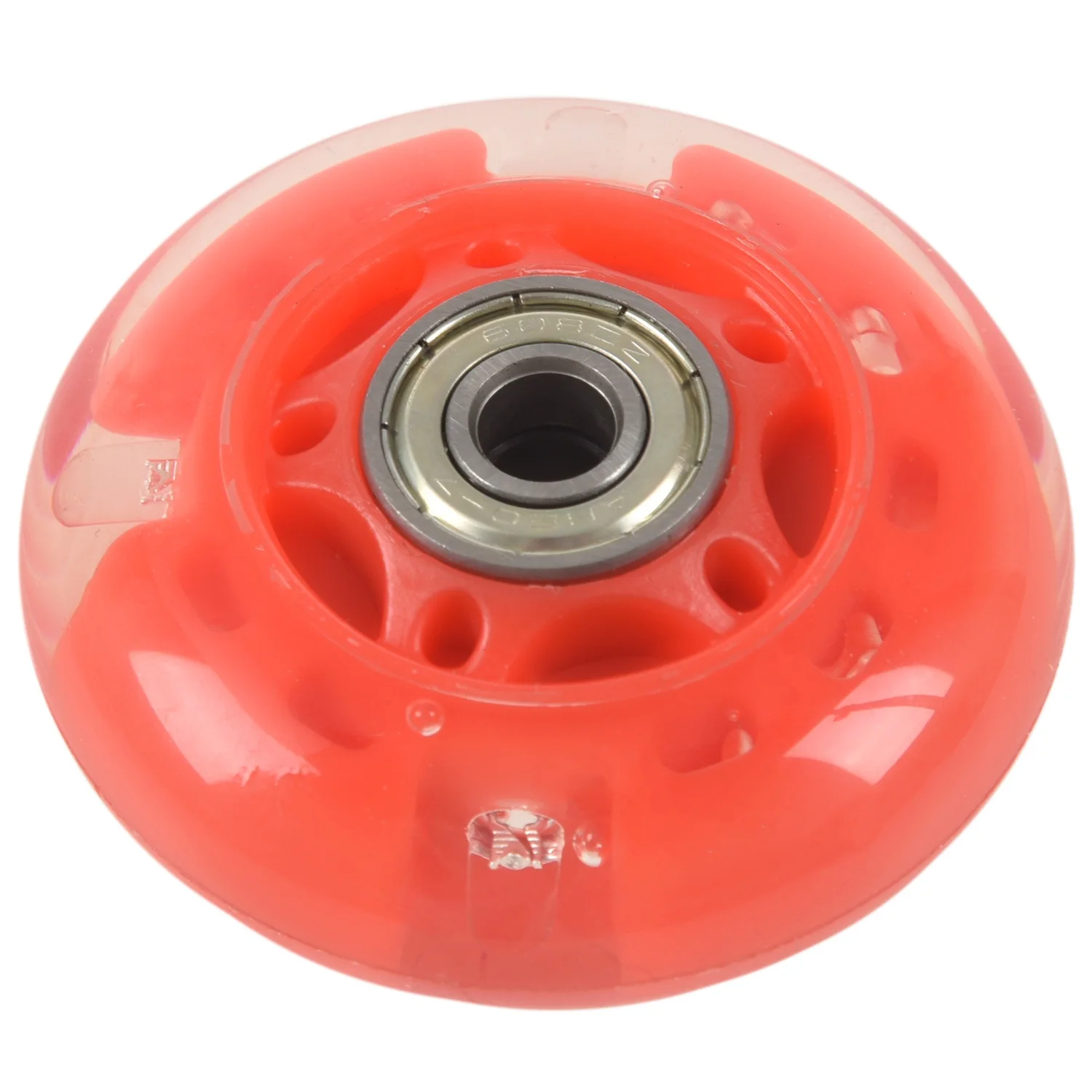 *N21R 1 Paar 8 mm Durchmesser 608ZZ Lager Inline Scooter Skating Skate Wheel Rot
