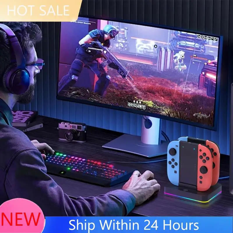 ~【在庫あり】switch2-ハンドル充電ドック-コントローラー充電ドック-ns2-小型ハンドル充電グリップに適しています。