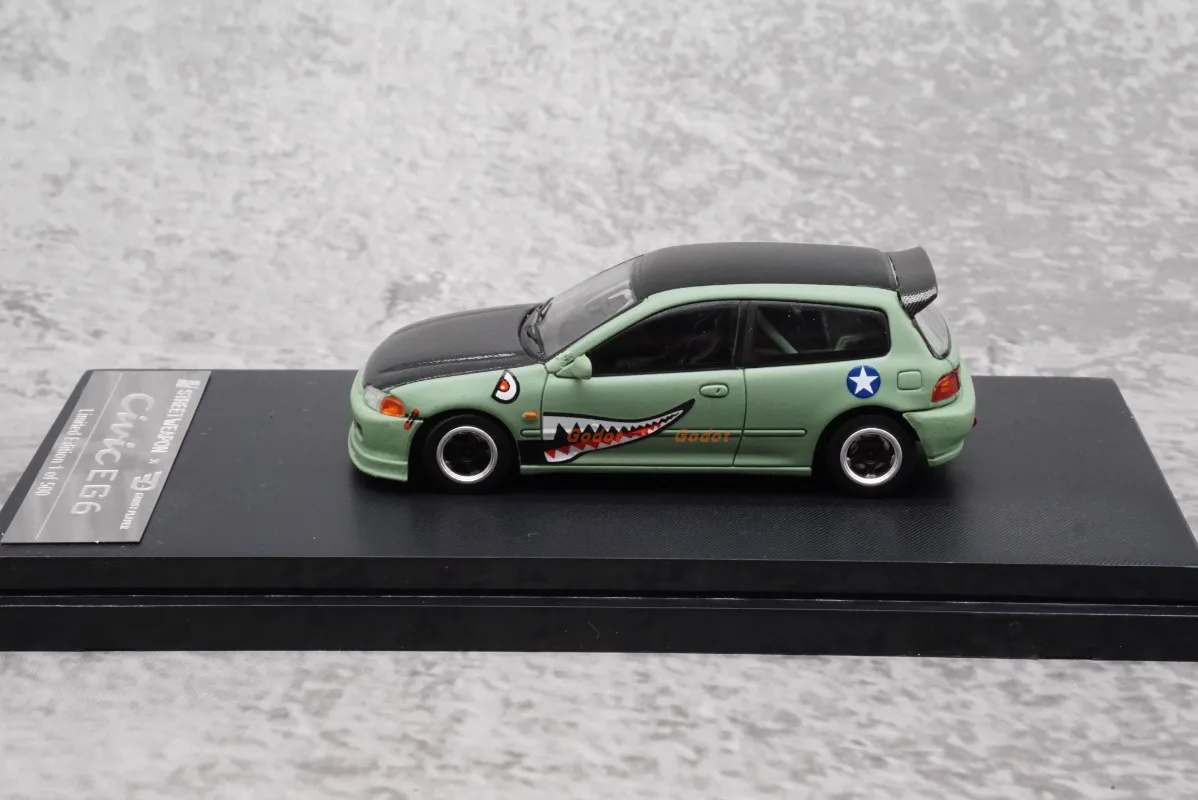 SW Diecast Scala 1/64 Honda Modello in lega di auto Honda CIVIC EG6 JDM Veicoli da gioco Giocattoli per ragazzi Regalo Scatola originale