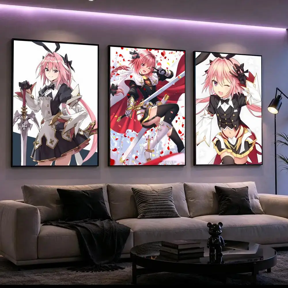 Fate Apocrypha Poster HD Waterproof Self-Adhesive Wall Art – Multi-Scene Use, Top Gift Pick