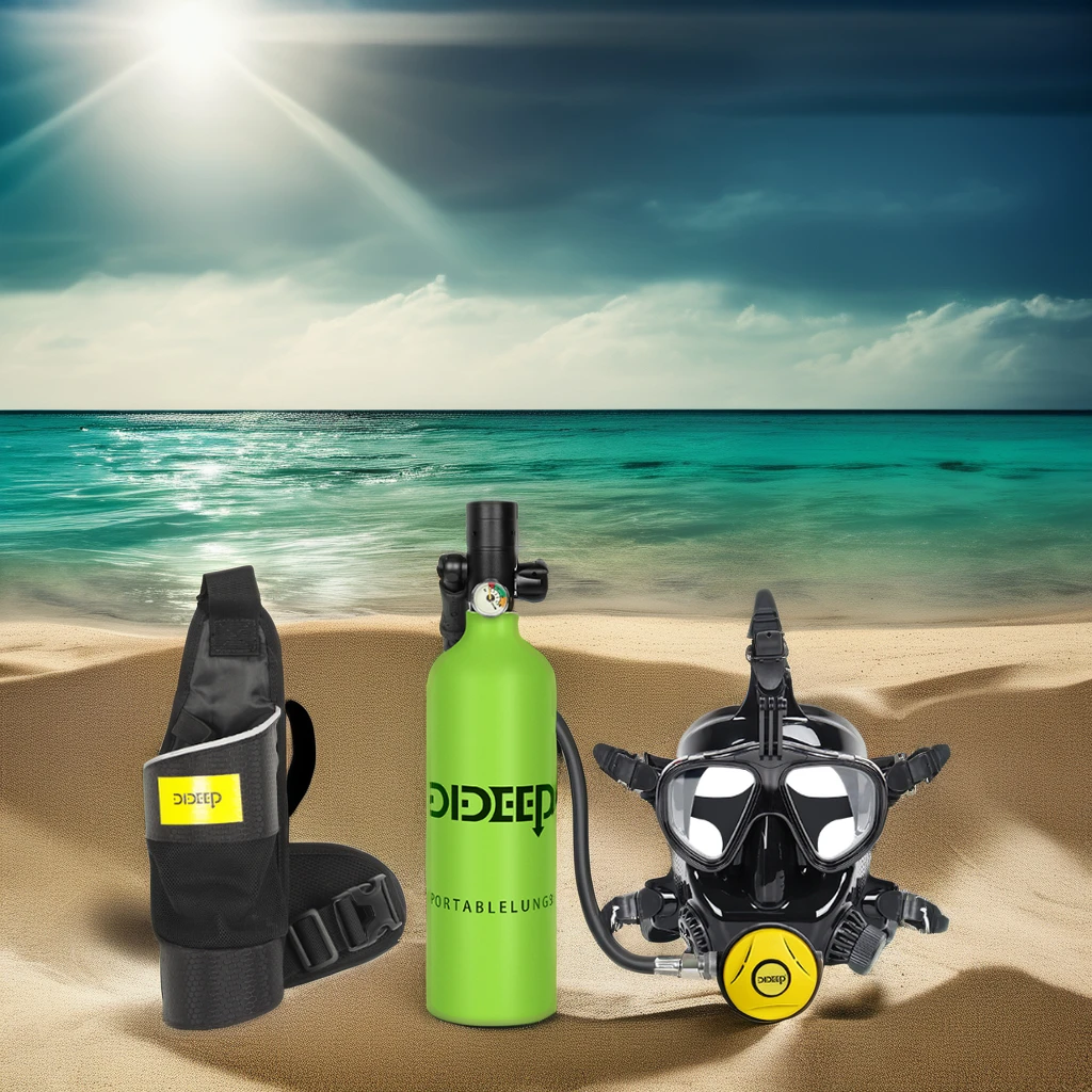 Mini équipement de plongée sous-marine avec approbation CE, accessoires de natation et de plongée, précieuse X4000pro +, 1L, haute qualité, vente en gros d'équipement