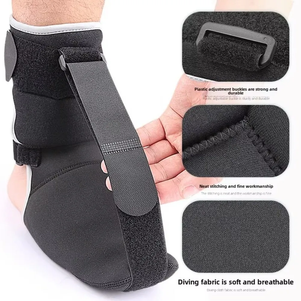 

Pain Relief Plantar Fasciitis Night Splint Sock Adjustable Breathable Fabric Dorsal Drop Foot Brace Stretching Function