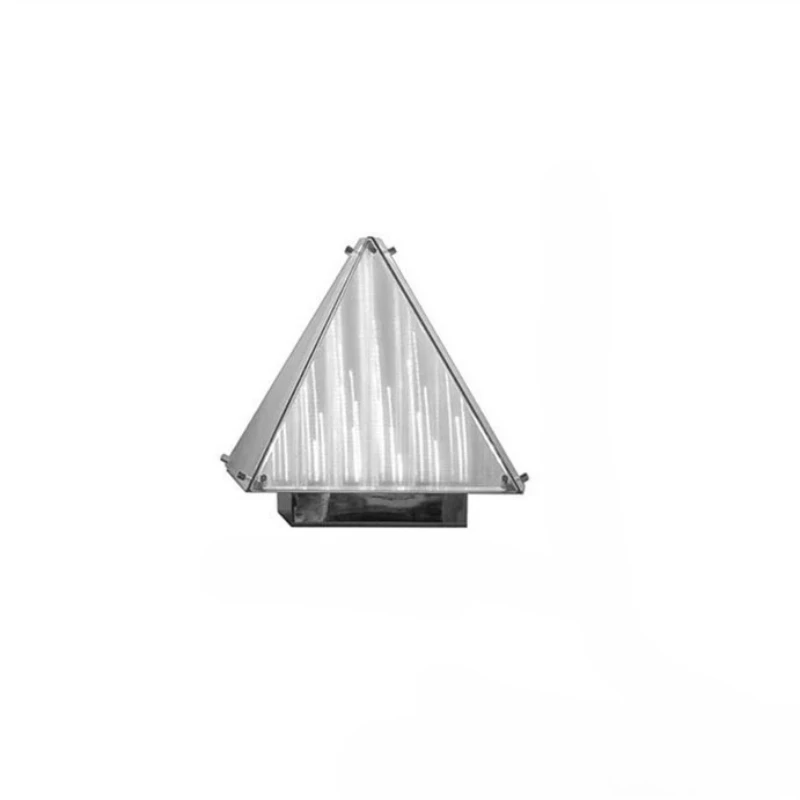

Art Decorative Desk Lamp Modern Simple Creative Living Room Bedside Lamp Study Model Room Glass Lamp Pyramid Ornament