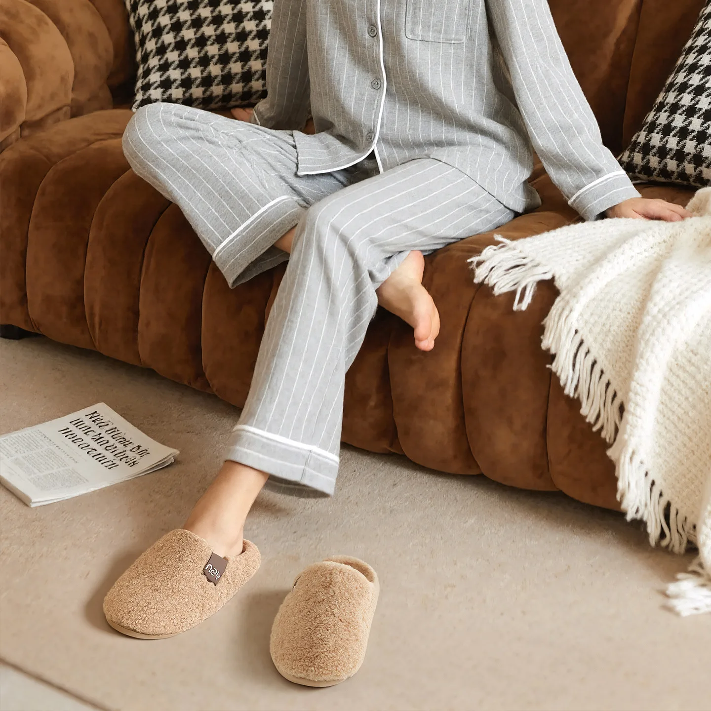 Nuvem de inverno casa chinelos - Sewing House avaliação e preço