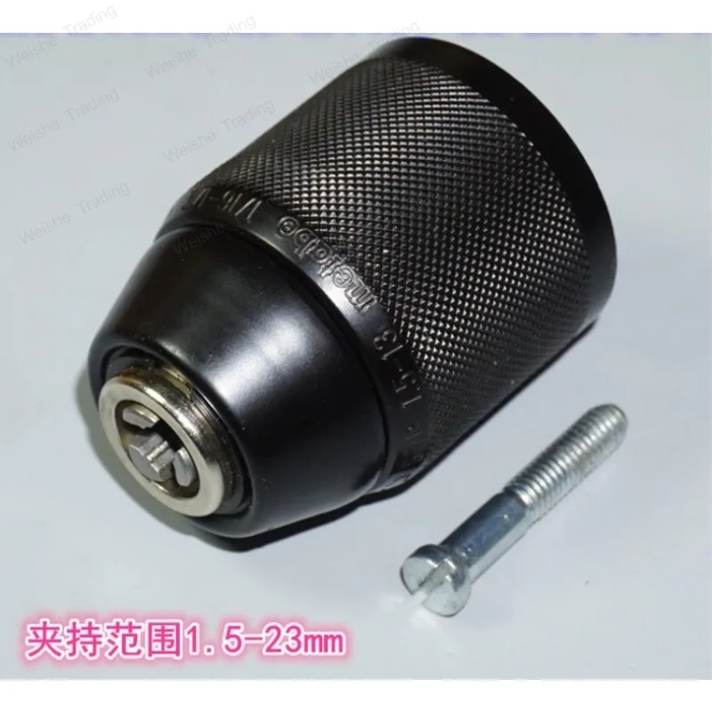 

1/2 Hand Tight Ratchet Drill Chuck 12.6mm Threaded 1.5-13 mm Clamping Drill Chuck