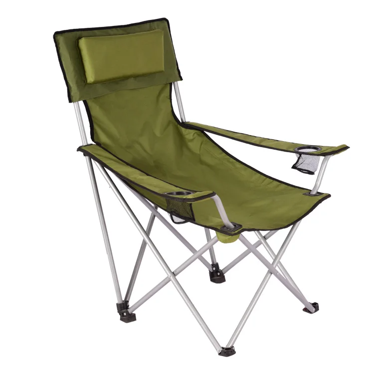 

Hot sale! Popular Portable Camping Chair with Armrest Folding Camping Beach Chair Armrest Chair