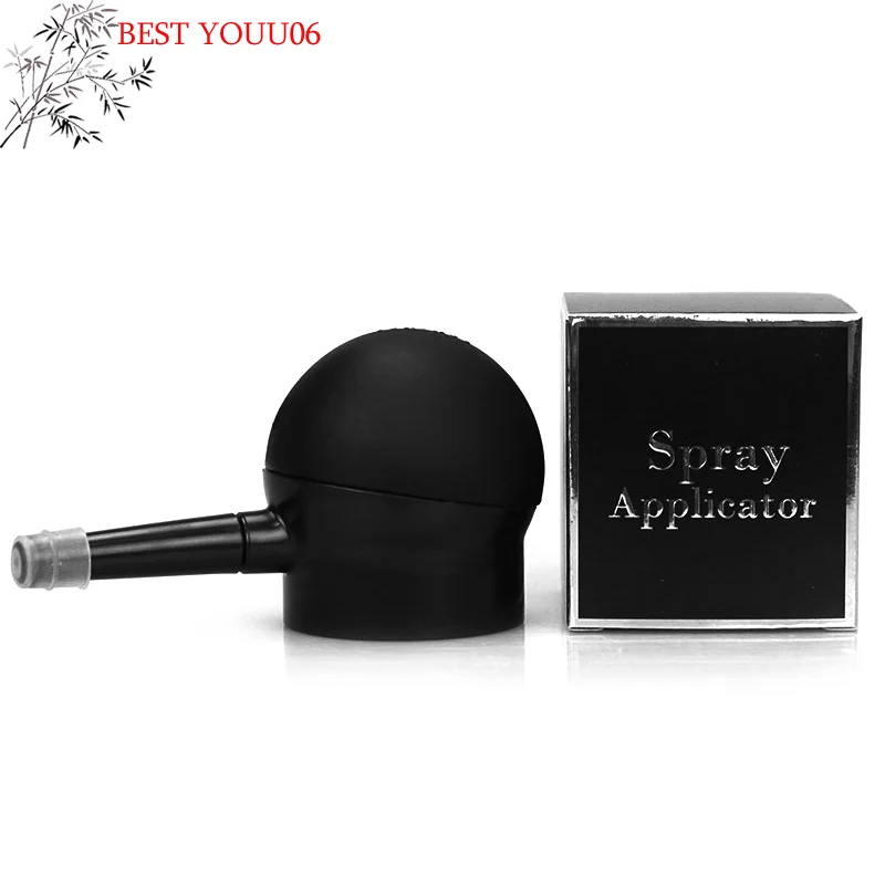 Hot 1pc Hair Spray Hair Building Fiber Powder Spray Applicator Extension Nozzle Pump For Hair Loss Fiber Sprinkler Nozzle