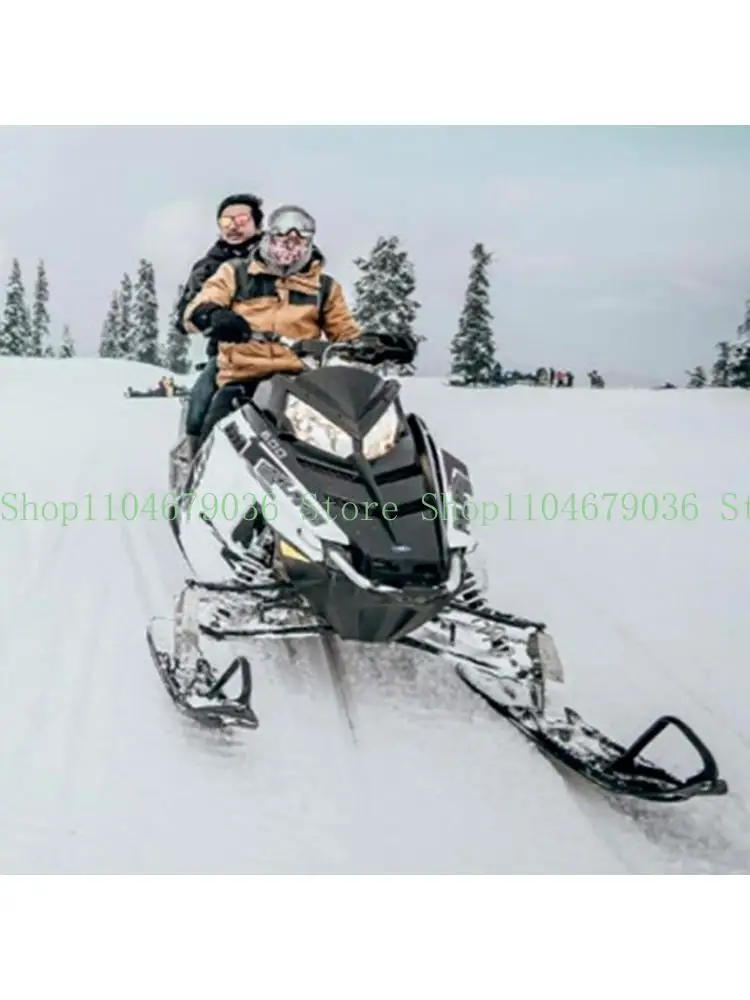 652F Universal Snowmobile Bumper Hitch Adjustable Heavy Duty Hitch for Sled Towing