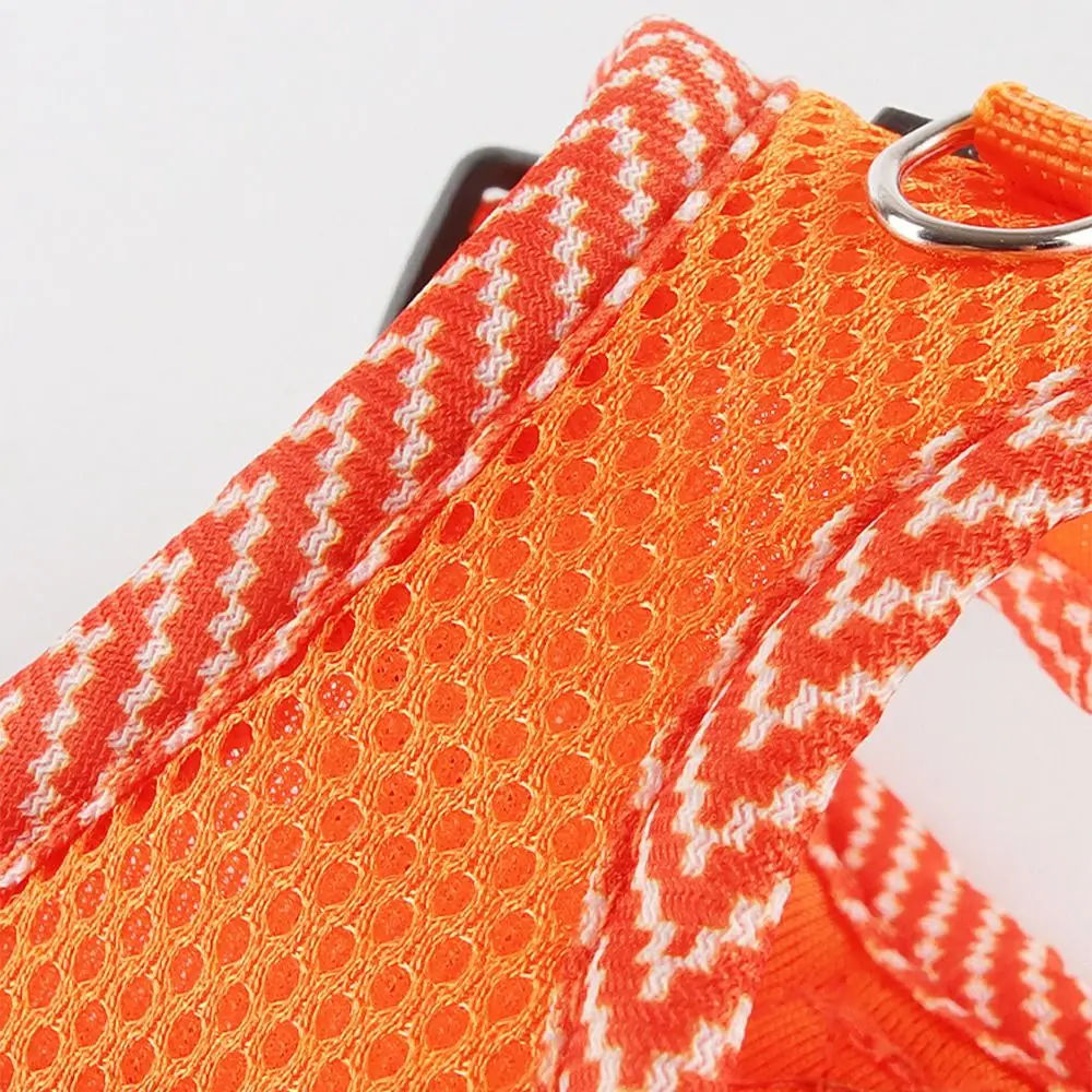 Регулируемый комплект шлейки для собак, устойчивый к побеге с тяговой веревкой, куртка, многоцветный мягкий сетчатый жилет для прогулок для домашних животных, щенок