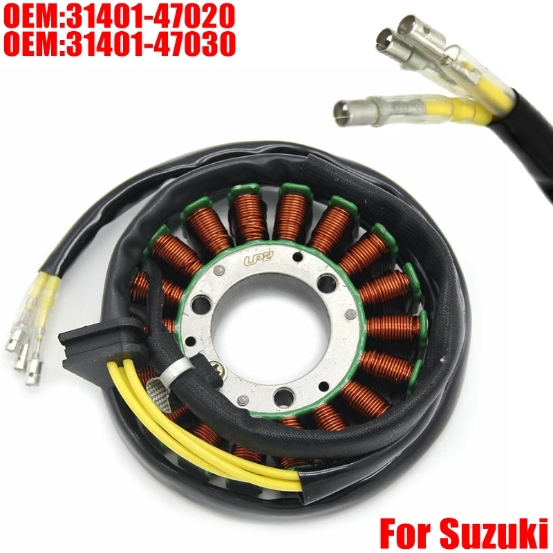 

Motorcycle Magneto Stator Coil For Suzuki GS250T GS300L GS400X GS425 GS450E GS450G GS500E GS550E GS550L GS650E GS650G GS750