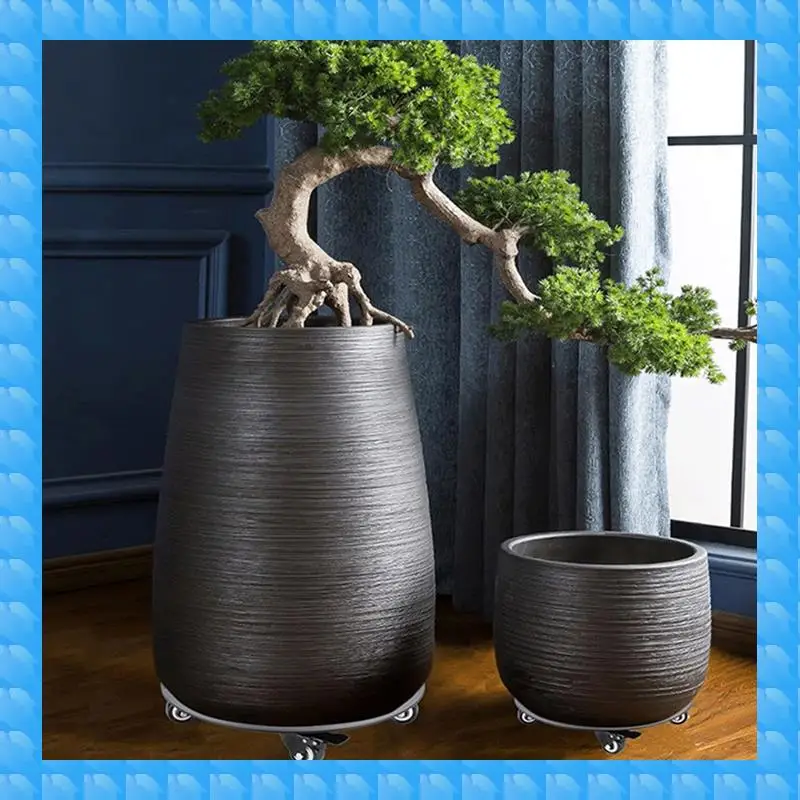 support-pour-plantes-etrt-avec-roues-support-pour-plantes-en-alliage-d'aluminium-de-30mm-d'epaisseur-avec-roues-robuste-support-pour-plantes-roulantes-pouvant-contenir-500lbs